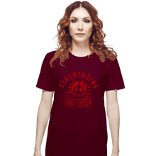 Load image into Gallery viewer, Shirts T-Shirts, Unisex / Small / Maroon Fire Bending
