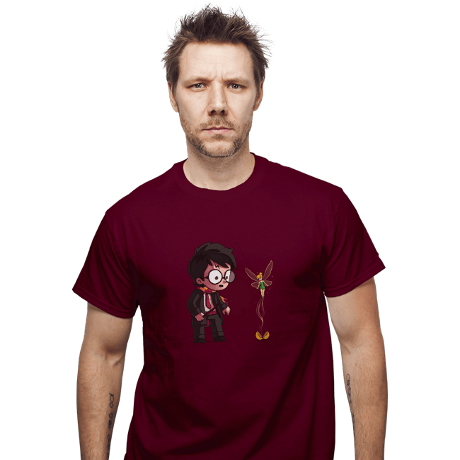 Shirts T-Shirts, Unisex / Small / Maroon Snitch Wings