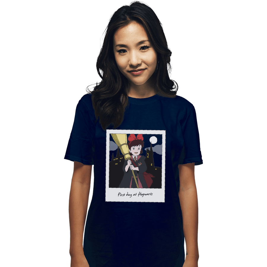 Shirts T-Shirts, Unisex / Small / Navy First Day At School