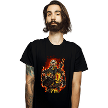 Load image into Gallery viewer, Secret_Shirts T-Shirts, Unisex / Small / Black Blazing Retribution
