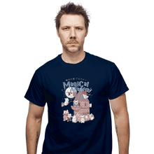 Load image into Gallery viewer, Shirts T-Shirts, Unisex / Small / Navy Magicat Academy

