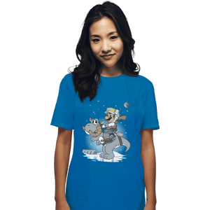 Secret_Shirts T-Shirts, Unisex / Small / Sapphire Mushroom Kingdom Strikes Back