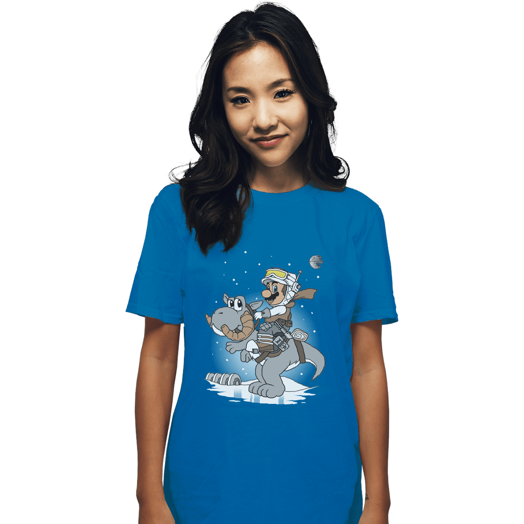 Secret_Shirts T-Shirts, Unisex / Small / Sapphire Mushroom Kingdom Strikes Back