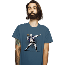 Load image into Gallery viewer, Daily_Deal_Shirts T-Shirts, Unisex / Small / Indigo Blue Touchdown
