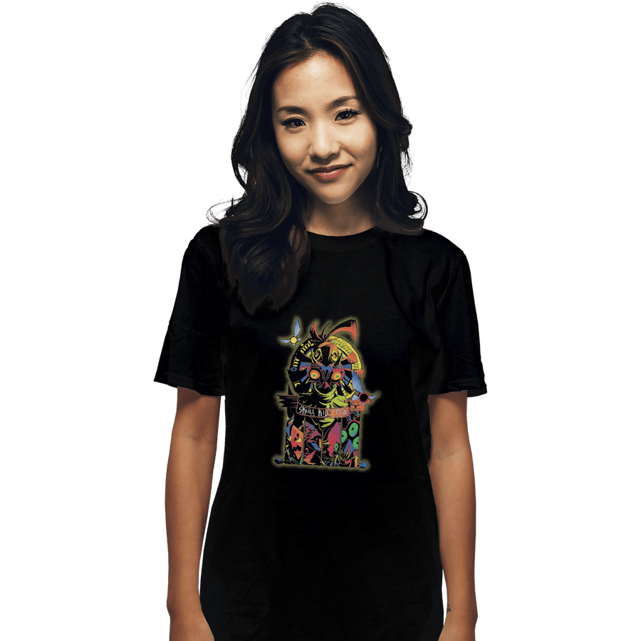 Shirts T-Shirts, Unisex / Small / Black Skull Kid Crew