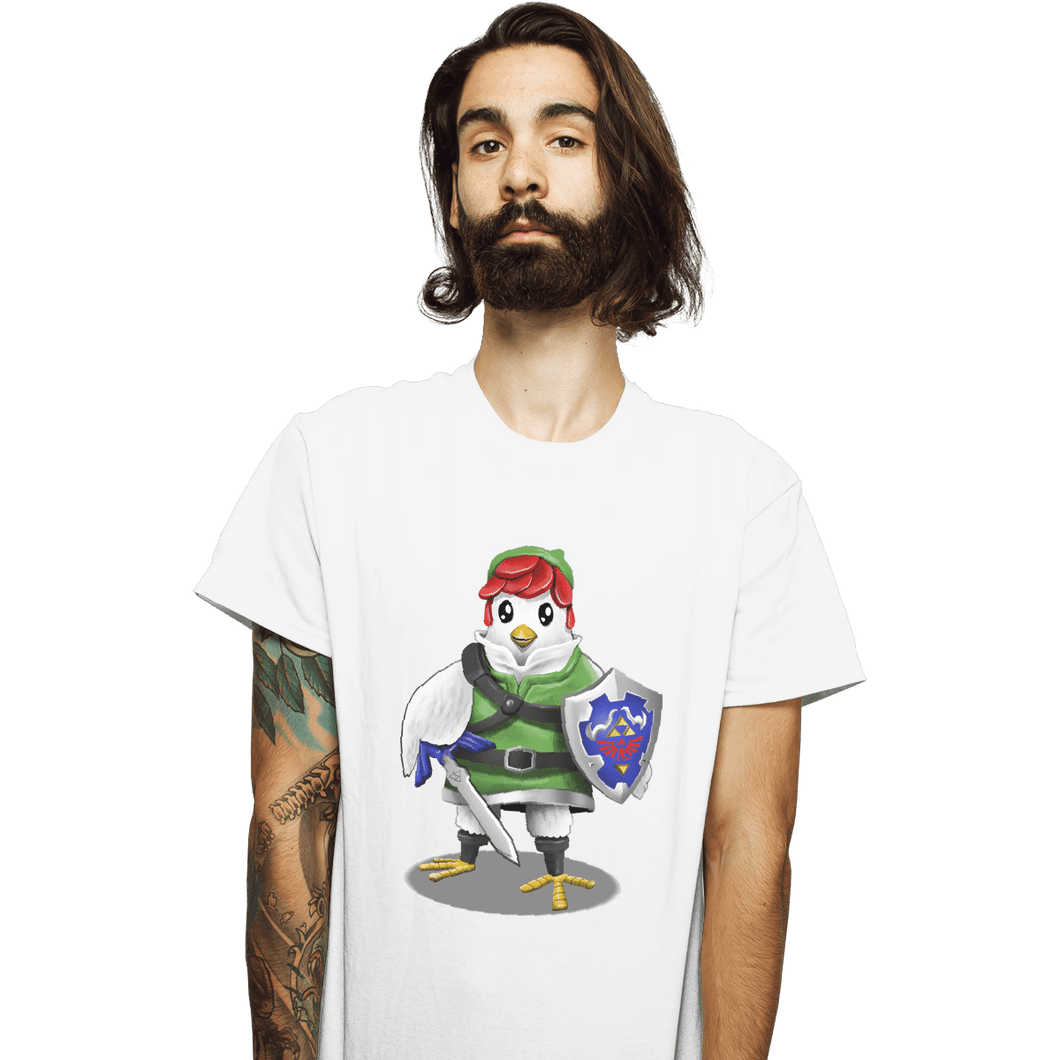 Shirts T-Shirts, Unisex / Small / White Hyrule Chicken