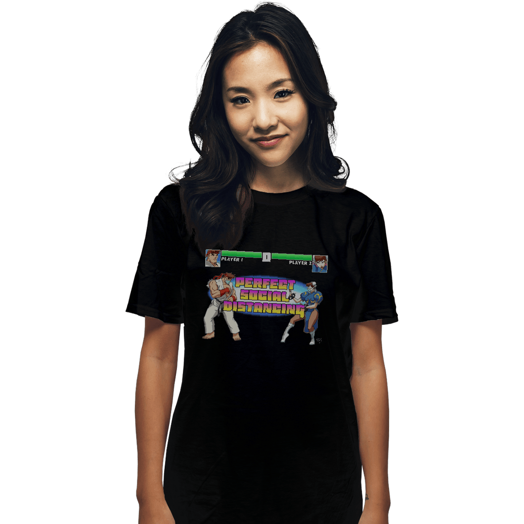 Shirts T-Shirts, Unisex / Small / Black Street COVID Fighter