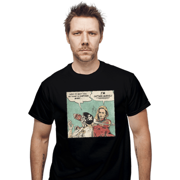 Shirts T-Shirts, Unisex / Small / Black I'm Captain Marvel!
