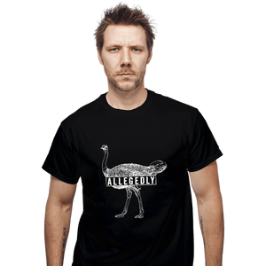 Secret_Shirts T-Shirts, Unisex / Small / Black Ostrich