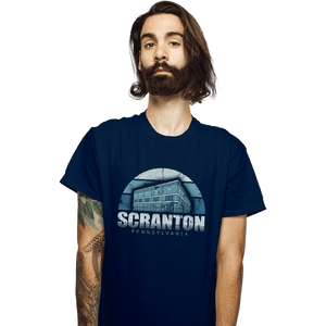 Shirts T-Shirts, Unisex / Small / Navy Vintage Scranton