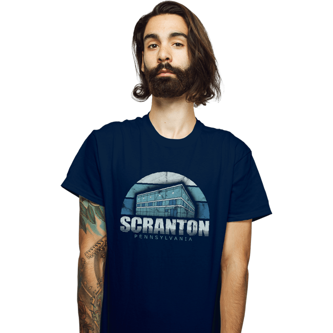 Shirts T-Shirts, Unisex / Small / Navy Vintage Scranton