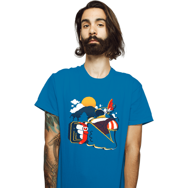 Shirts T-Shirts, Unisex / Small / Sapphire Song Of The Wild