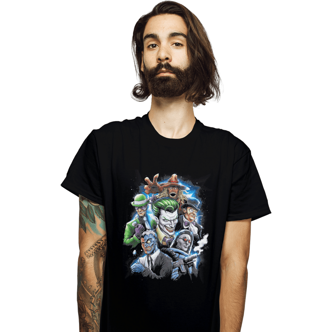Shirts T-Shirts, Unisex / Small / Black Gotham Villains