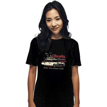 Daily_Deal_Shirts T-Shirts, Unisex / Small / Black Ghosts And Ghouls