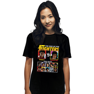 Shirts T-Shirts, Unisex / Small / Black King Of Pop Fighters
