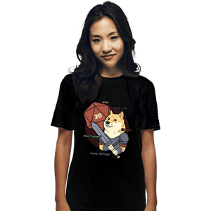 Daily_Deal_Shirts T-Shirts, Unisex / Small / Black Doge Meme