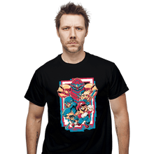 Load image into Gallery viewer, Daily_Deal_Shirts T-Shirts, Unisex / Small / Black Retro Heroes
