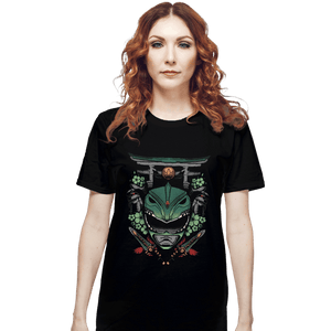 Shirts T-Shirts, Unisex / Small / Black Green Ranger