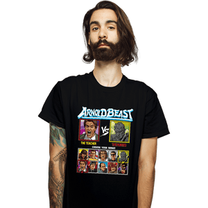 Shirts T-Shirts, Unisex / Small / Black Arnold Beast