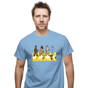 Daily_Deal_Shirts T-Shirts, Unisex / Small / Powder Blue Yellow Brick Crossing