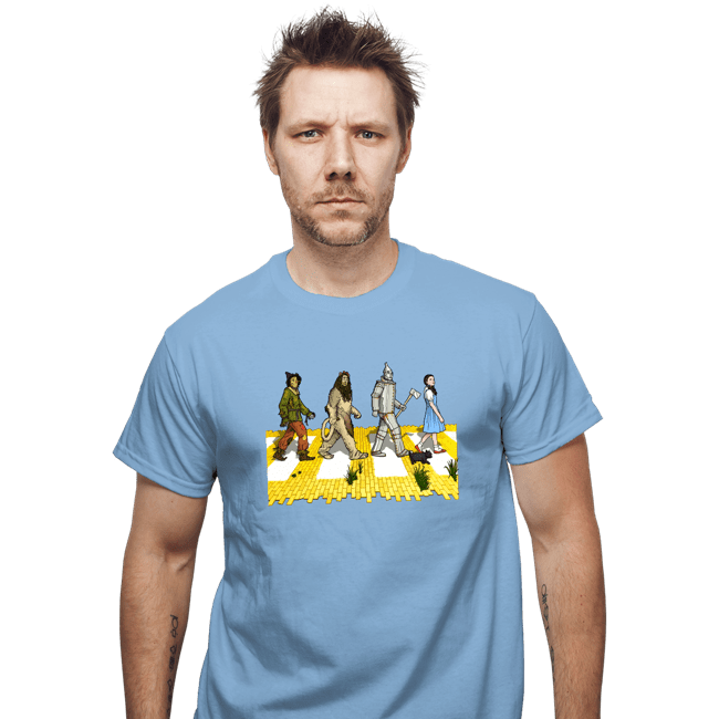 Daily_Deal_Shirts T-Shirts, Unisex / Small / Powder Blue Yellow Brick Crossing