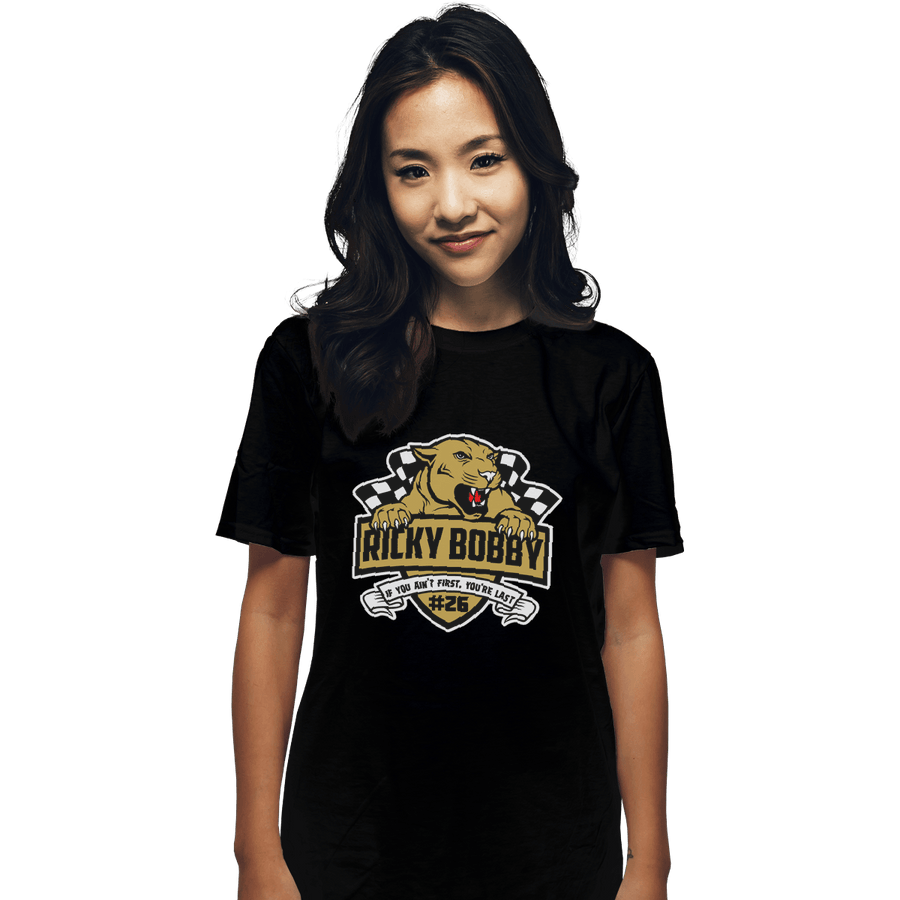 Shirts T-Shirts, Unisex / Small / Black Ricky Bobby