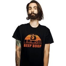 Load image into Gallery viewer, Daily_Deal_Shirts T-Shirts, Unisex / Small / Black Vintage Beep Boop
