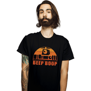 Daily_Deal_Shirts T-Shirts, Unisex / Small / Black Vintage Beep Boop