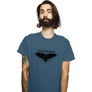 Shirts T-Shirts, Unisex / Small / Indigo Blue Valar Morghulis