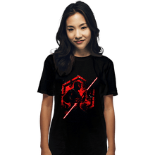 Load image into Gallery viewer, Shirts T-Shirts, Unisex / Small / Black Double-Bladed Warrior
