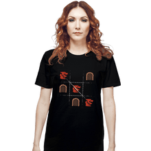 Load image into Gallery viewer, Secret_Shirts T-Shirts, Unisex / Small / Black Three In A Row
