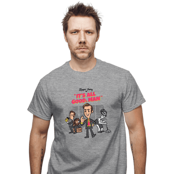 Secret_Shirts T-Shirts, Unisex / Small / Sports Grey It's All Good Man