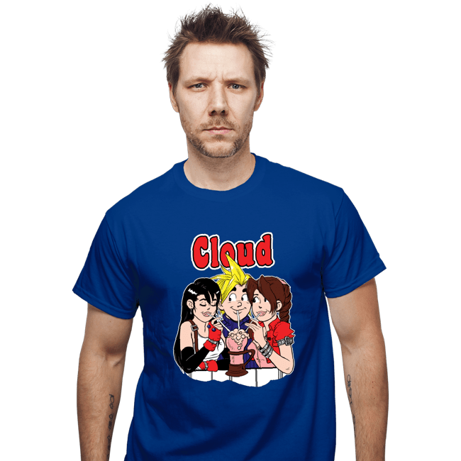 Shirts T-Shirts, Unisex / Small / Royal Blue Cloud Comics