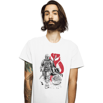 Shirts T-Shirts, Unisex / Small / White Lone Hunter And Cub