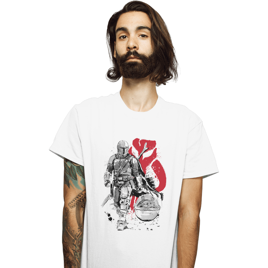 Shirts T-Shirts, Unisex / Small / White Lone Hunter And Cub