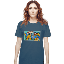 Load image into Gallery viewer, Shirts T-Shirts, Unisex / Small / Indigo Blue Clueless Scotty
