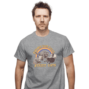 Shirts T-Shirts, Unisex / Small / Sports Grey Street Cats