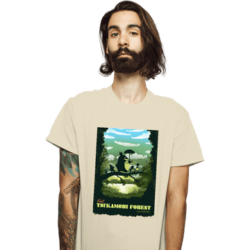 Daily_Deal_Shirts T-Shirts, Unisex / Small / Natural Visit Tsukamori Forest