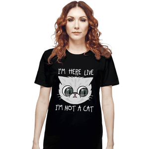 Secret_Shirts T-Shirts, Unisex / Small / Black Not Cat