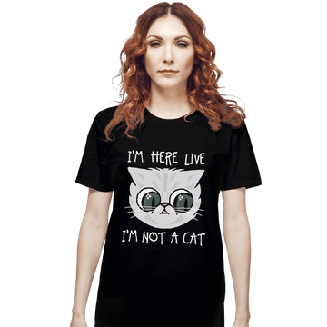 Secret_Shirts T-Shirts, Unisex / Small / Black Not Cat