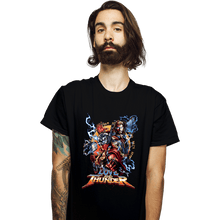 Load image into Gallery viewer, Shirts T-Shirts, Unisex / Small / Black Love &amp; Thunder
