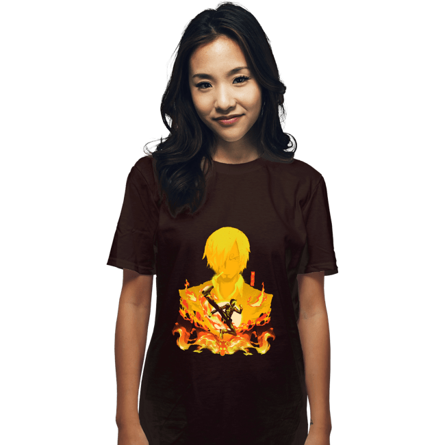 Shirts T-Shirts, Unisex / Small / Dark Chocolate Sanji Shadow