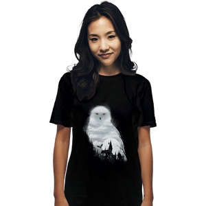 Shirts T-Shirts, Unisex / Small / Black Magical Owl