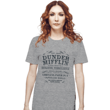 Load image into Gallery viewer, Shirts T-Shirts, Unisex / Small / Sports Grey Limitless Paper
