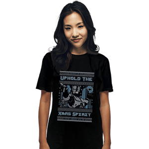 Daily_Deal_Shirts T-Shirts, Unisex / Small / Black A Very Robo Christmas