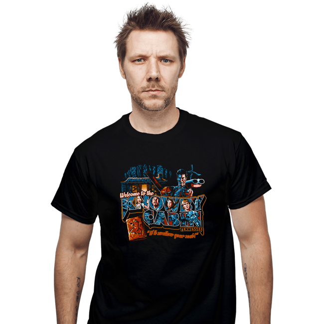 Daily_Deal_Shirts T-Shirts, Unisex / Small / Black Welcome To The  Knowby Cabin