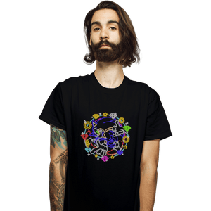 Shirts T-Shirts, Unisex / Small / Black Neon Sonic