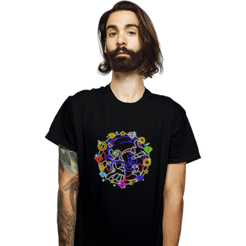 Shirts T-Shirts, Unisex / Small / Black Neon Sonic