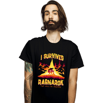 Daily_Deal_Shirts T-Shirts, Unisex / Small / Black I Survived Ragnarok