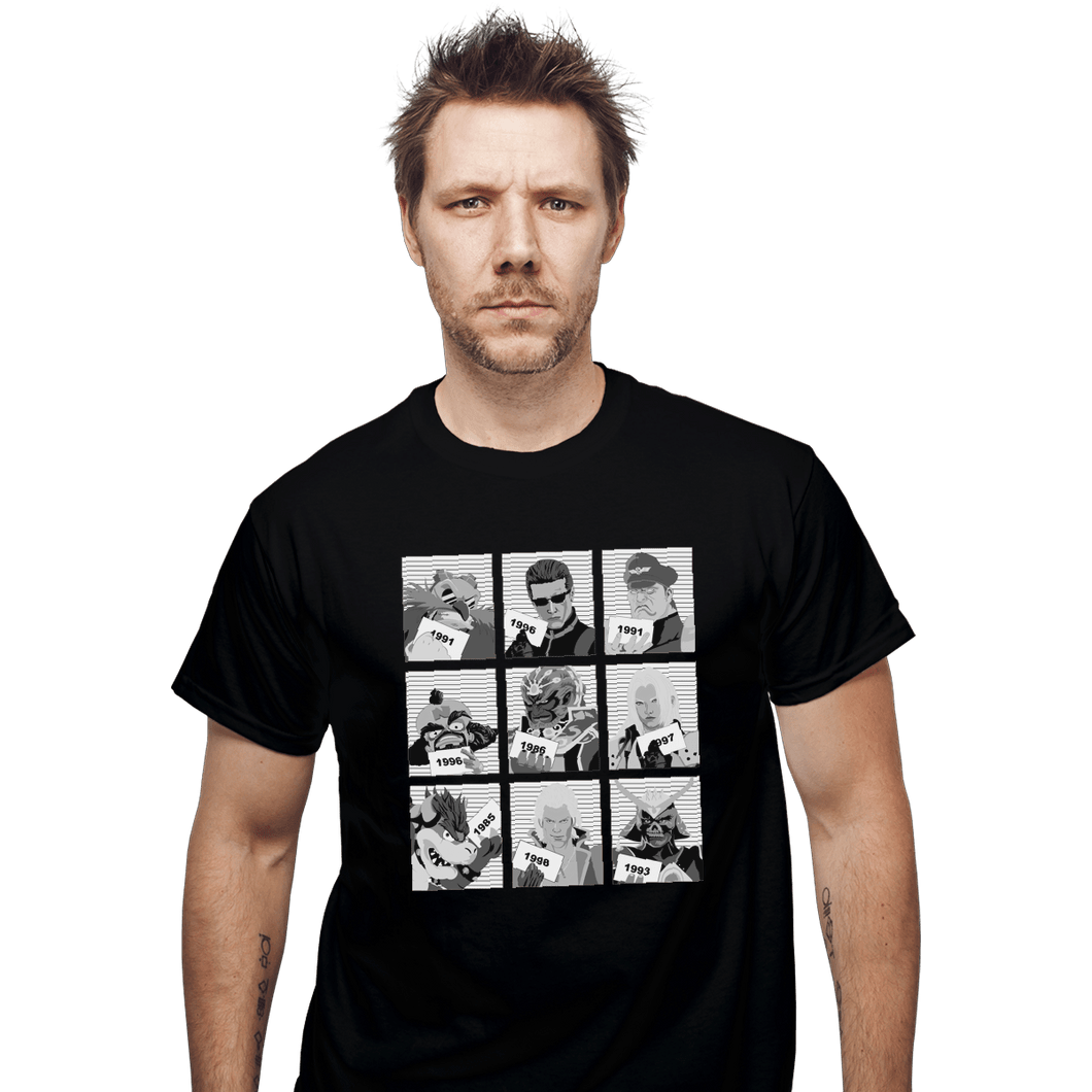 Shirts T-Shirts, Unisex / Small / Black Game Villains